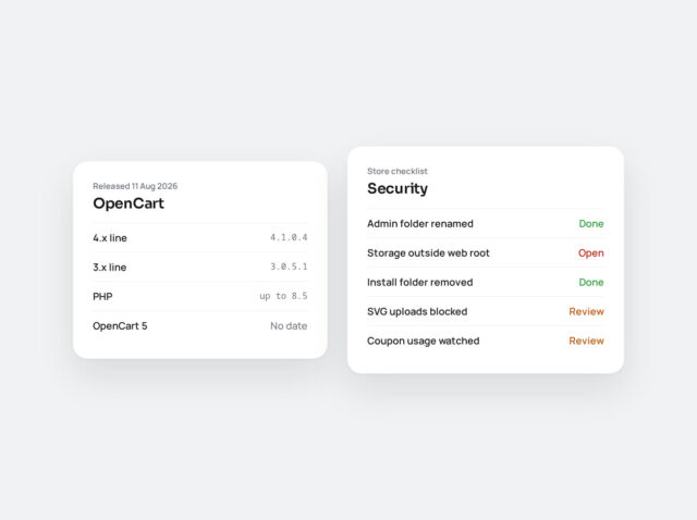 OpenCart in 2026: Which Version to Run and the Security Questions to Ask