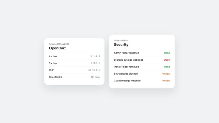 OpenCart in 2026: Which Version to Run and the Security Questions to Ask