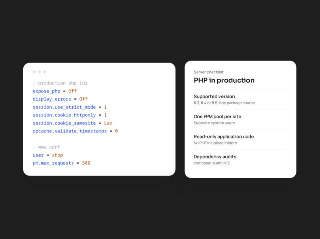 A Production Hardening Checklist for PHP Servers A Production Hardening Checklist for PHP Servers